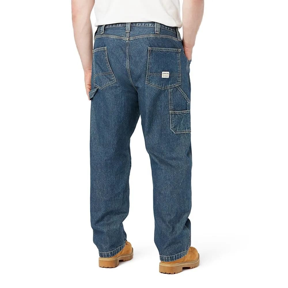 Levi Strauss Signature Gold Men's Carpenter Jeans 44W x 32L (1.94 lb) | Relaxed Fit, Straight Leg - view 5