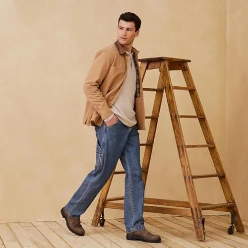 Levi Strauss Signature Gold Men's Carpenter Jeans 44W x 32L (1.94 lb) | Relaxed Fit, Straight Leg thumbnail 3