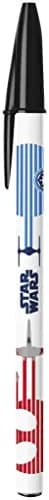 BIC Star Wars Ballpoint Pen, Medium Point (1.0 mm), Black, 4-Count | Classic Star Wars themed writing instrument with smooth ink flow thumbnail 2