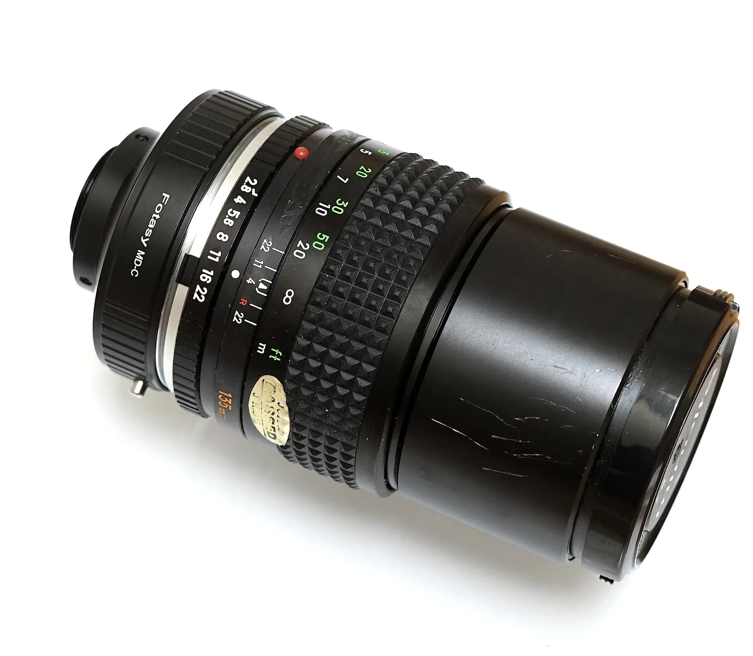 Fotasy Minolta MD Lens to C Mount Adapter | Manual Focus, Copper Mount, 16mm Cine - view 4