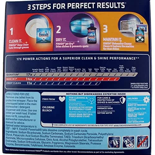 Finish All in 1 Dishwasher Tablets 85 Count (1.69 kg) | Powerball Fresh Scent thumbnail 2