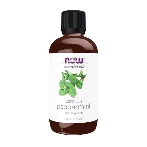 NOW Peppermint Essential Oil 118ml (4 fl. oz) | Revitalizing & Cooling Aroma thumbnail 1