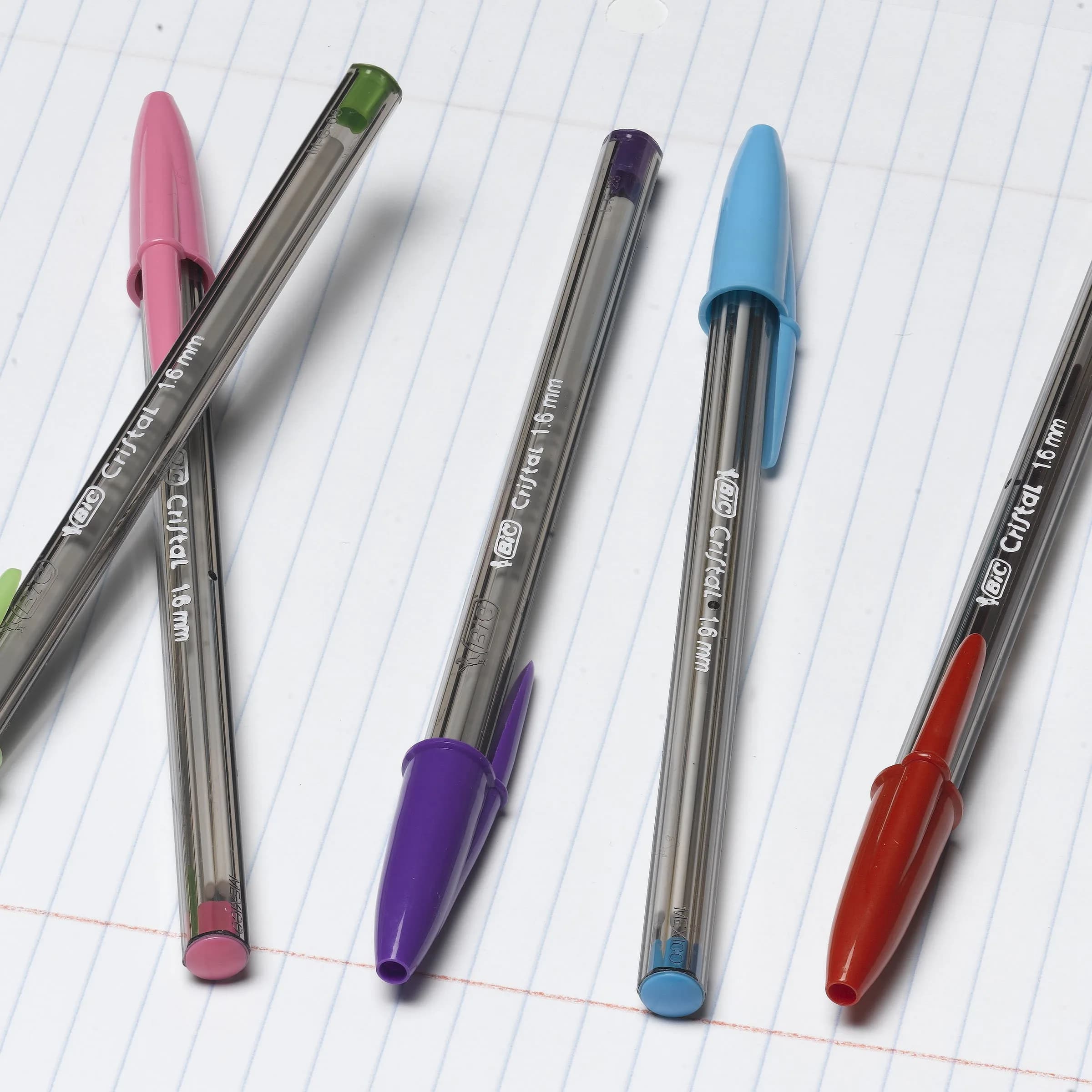 BIC Cristal Xtra Bold Ballpoint Pens, Vivid Assorted Ink, 1.6mm Bold Point, 24 Count Pack - view 3