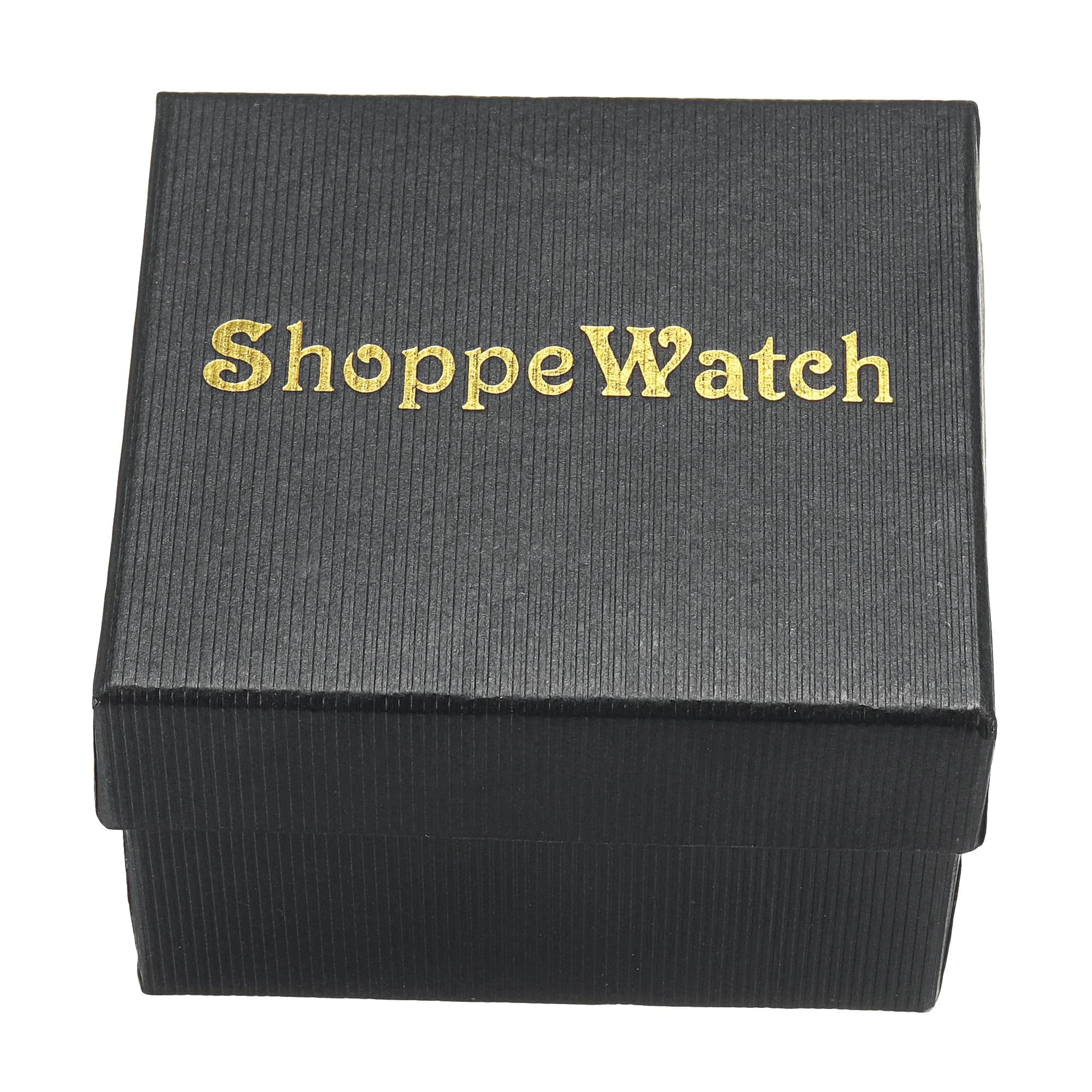 ShoppeWatch Dual Time Quartz Watch 54mm (2.13in) with Red Leather Strap | Oversized Dress Watch for Men - view 7