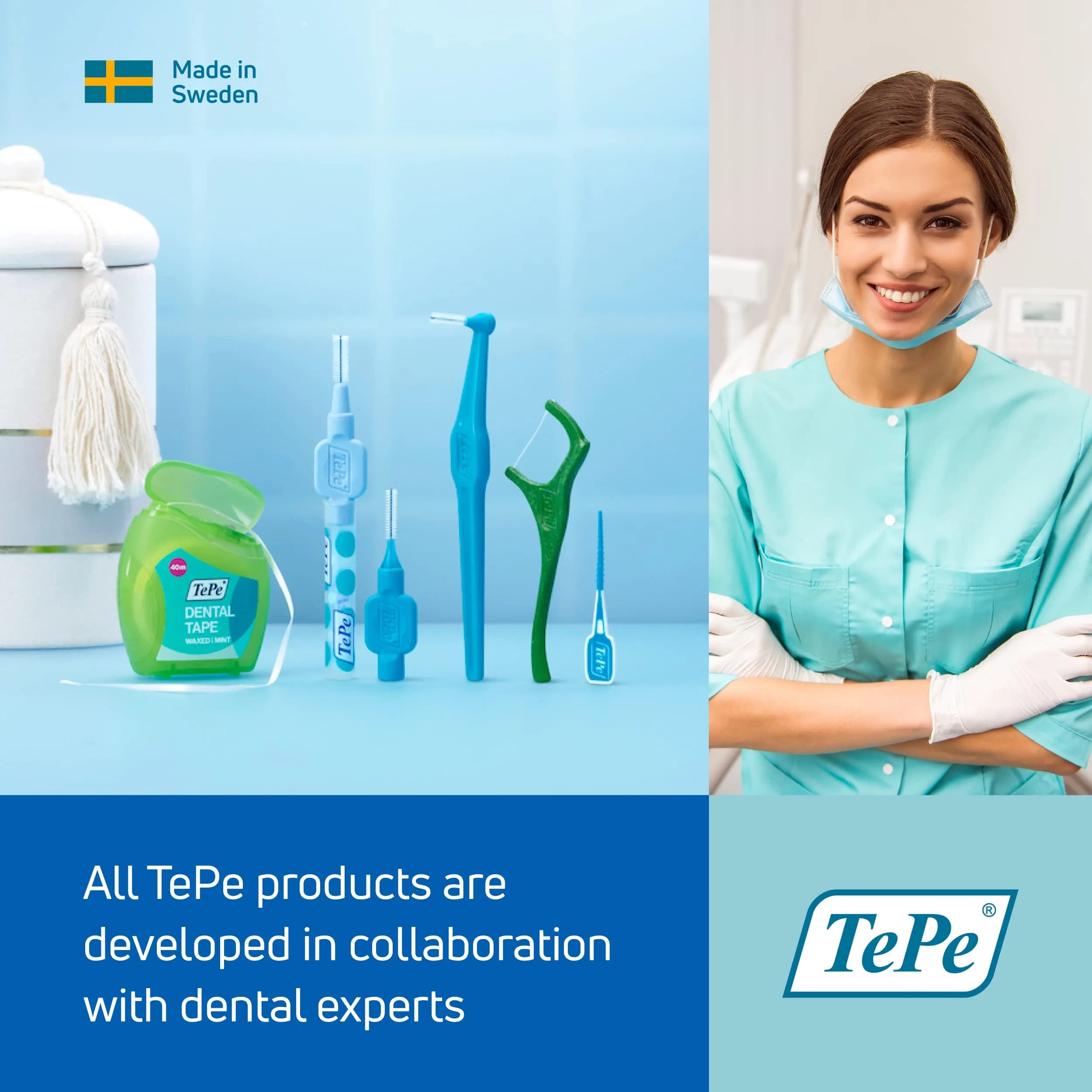 TePe Extra Soft Interdental Brush Mixed Pack (8 Count) | Dentist-Recommended for Sensitive Gums - view 6