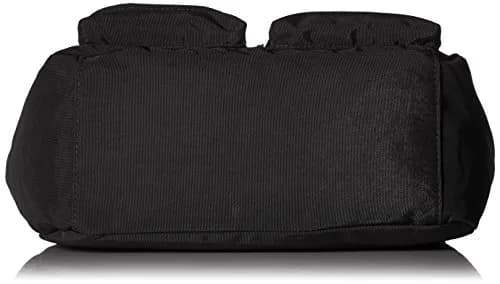 Baggallini Everyplace Bag Shoulder Bag, Black, 23cm (9")h x 26cm (10.25")w x 11cm (4.5")d | Lightweight Water-Resistant Nylon Crossbody thumbnail 4