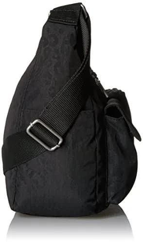 Baggallini Everyplace Bag Shoulder Bag Black Cheetah Emboss 25.9cm (10.25"w) | Lightweight Water-Resistant Nylon thumbnail 4