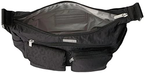 Baggallini Everyplace Bag Shoulder Bag Black Cheetah Emboss 25.9cm (10.25"w) | Lightweight Water-Resistant Nylon thumbnail 6