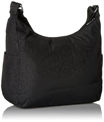 Baggallini Everyplace Bag Shoulder Bag Black Cheetah Emboss 25.9cm (10.25"w) | Lightweight Water-Resistant Nylon thumbnail 3