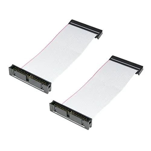 RIITOP IDE Extension Cable Male to Female 40-Pin 15cm (6 Inch) 2-Pack | Connect Old HDDs and CD/DVD Drives thumbnail 1