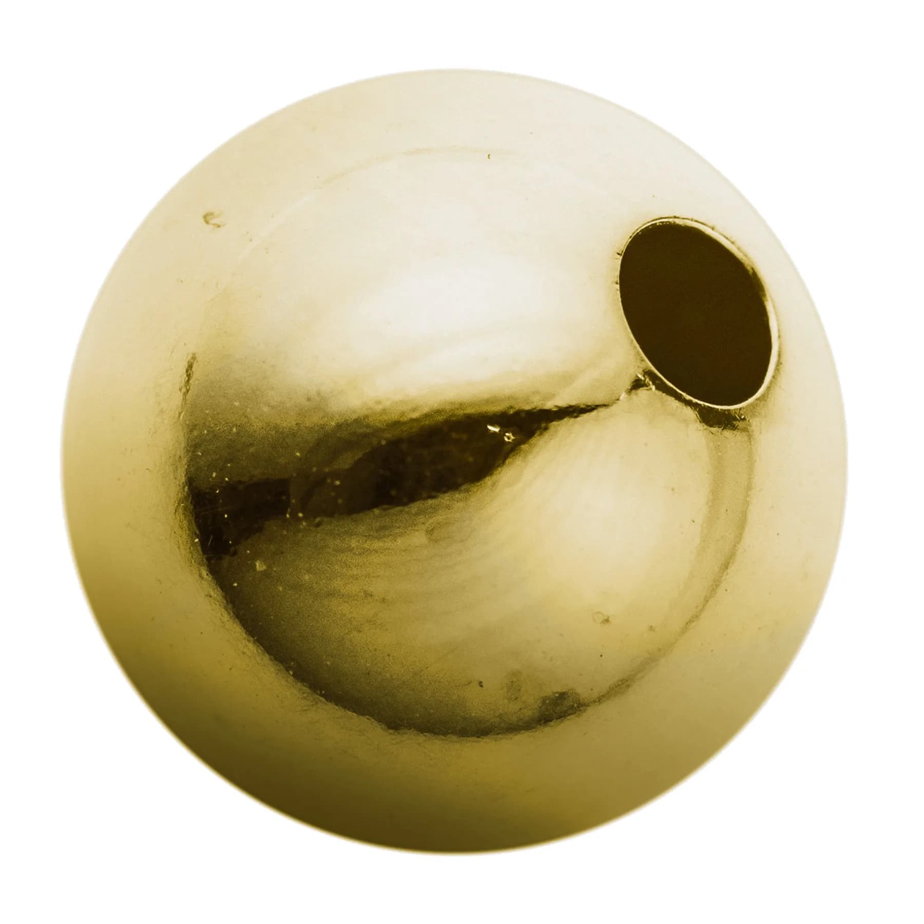 Dreambell 14K Gold Filled 10mm Round Seamless Ball Spacer Bead | Jewelry Making Accessory — 10mm