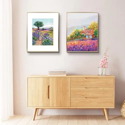 Golden State Art 16x20 Gold Aluminum Frame, Real Glass, Mat Fits 11x14 | Elegant Wall & Tabletop Display thumbnail 2
