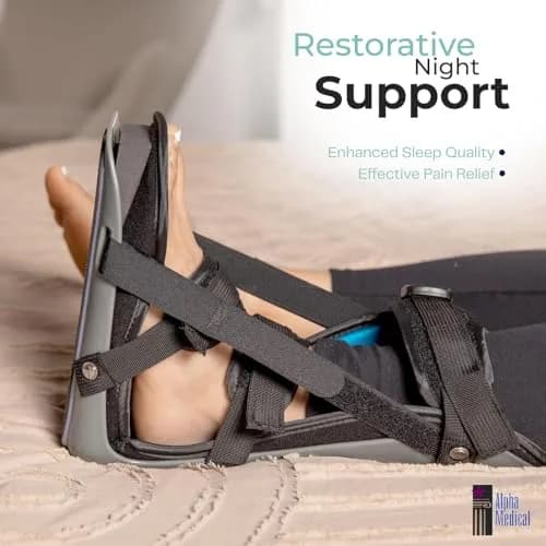 Alpha Medical Plantar Fasciitis Night Splint Large | FDA Approved Orthopedic Brace for Heel Pain thumbnail 5