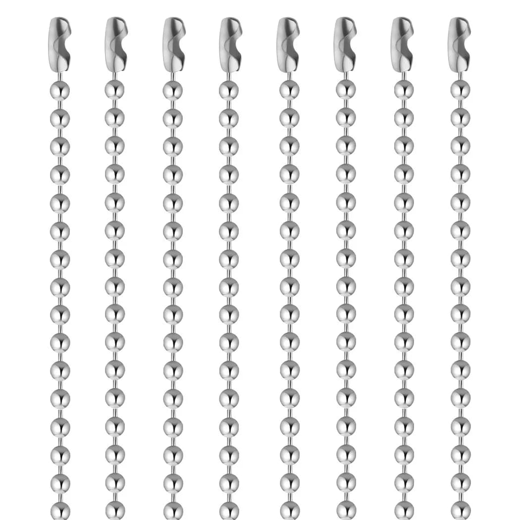 SUMERSHA Art_Supplie 24 inch Silver Nickel Plated Beading Chain | Durable Jewelry Making Chain