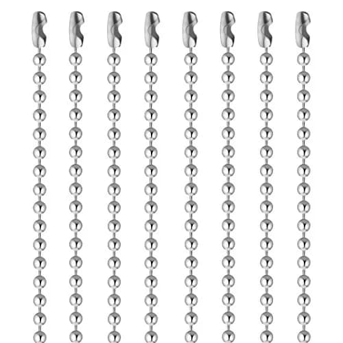SUMERSHA Art_Supplie 24 inch Silver Nickel Plated Beading Chain | Durable Jewelry Making Chain thumbnail 1