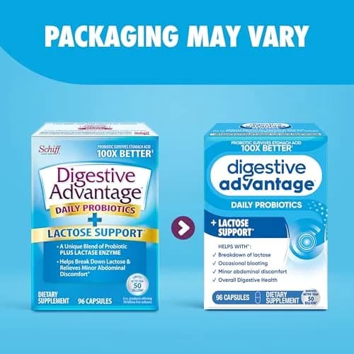 Digestive Advantage Probiotics + Lactase Enzymes 96ct | Supports Gut & Immune Health thumbnail 5