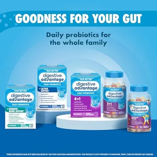 Digestive Advantage Probiotics + Lactase Enzymes 96ct | Supports Gut & Immune Health thumbnail 6