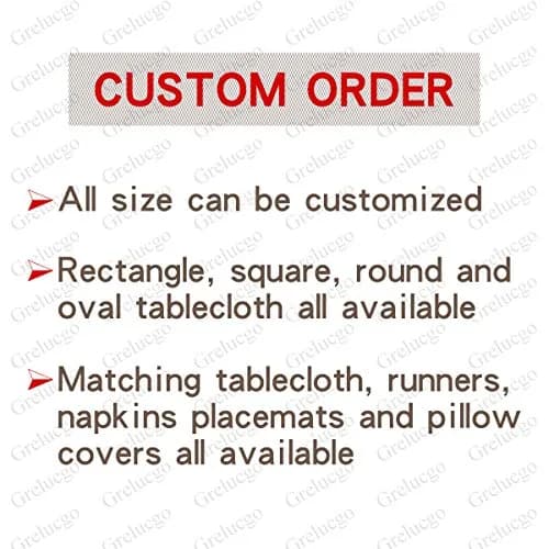Grelucgo Handmade Double Hemstitch Natural Oval Tablecloth 54x72 Inch | Rustic & Durable thumbnail 5