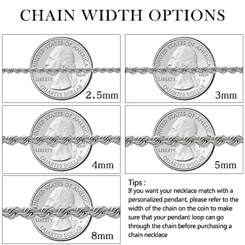 HolyFast Twist Chain Necklace - Stainless Steel Rope Jewelry for Men & Women | Effortless Style & Daily Wear (70-120 chars) thumbnail 8
