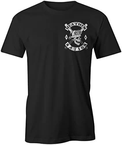 Heathen Nation T-Shirt Large Black | 100% Cotton Casual Tee for Men thumbnail 2
