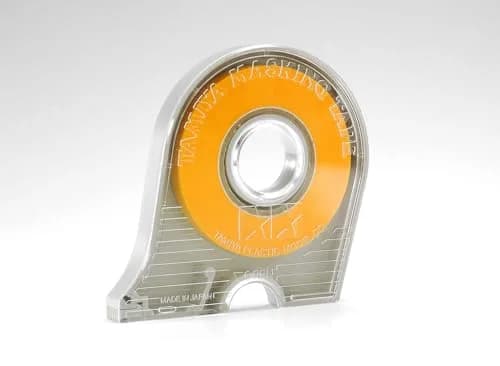 Tamiya Masking Tape with Dispensers, 6 mm, 10 mm, & 18 mm Set | Yellow Paper Masking Tape for Painting thumbnail 7
