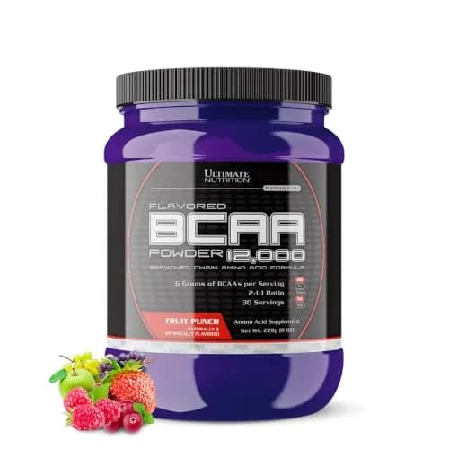 Ultimate Nutrition BCAA Powder 8oz | 6000mg BCAAs, Fast Absorbing, Caffeine-Free, Post Workout Support thumbnail 1