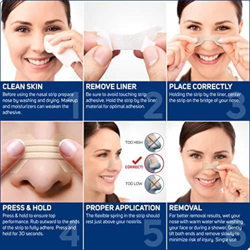 Clear Passage Extra Strength Nasal Strips Tan 50 Count | Opens Nasal Passages for Better Sleep thumbnail 6