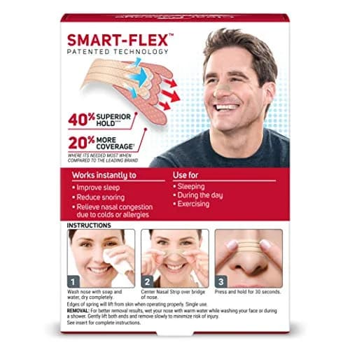 Clear Passage Extra Strength Nasal Strips Tan 50 Count | Opens Nasal Passages for Better Sleep thumbnail 9