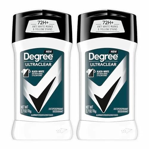 Degree Men UltraClear Antiperspirant Stick Black+White 5.4 oz (156 g) | 72-Hour Sweat & Odor Protection thumbnail 1