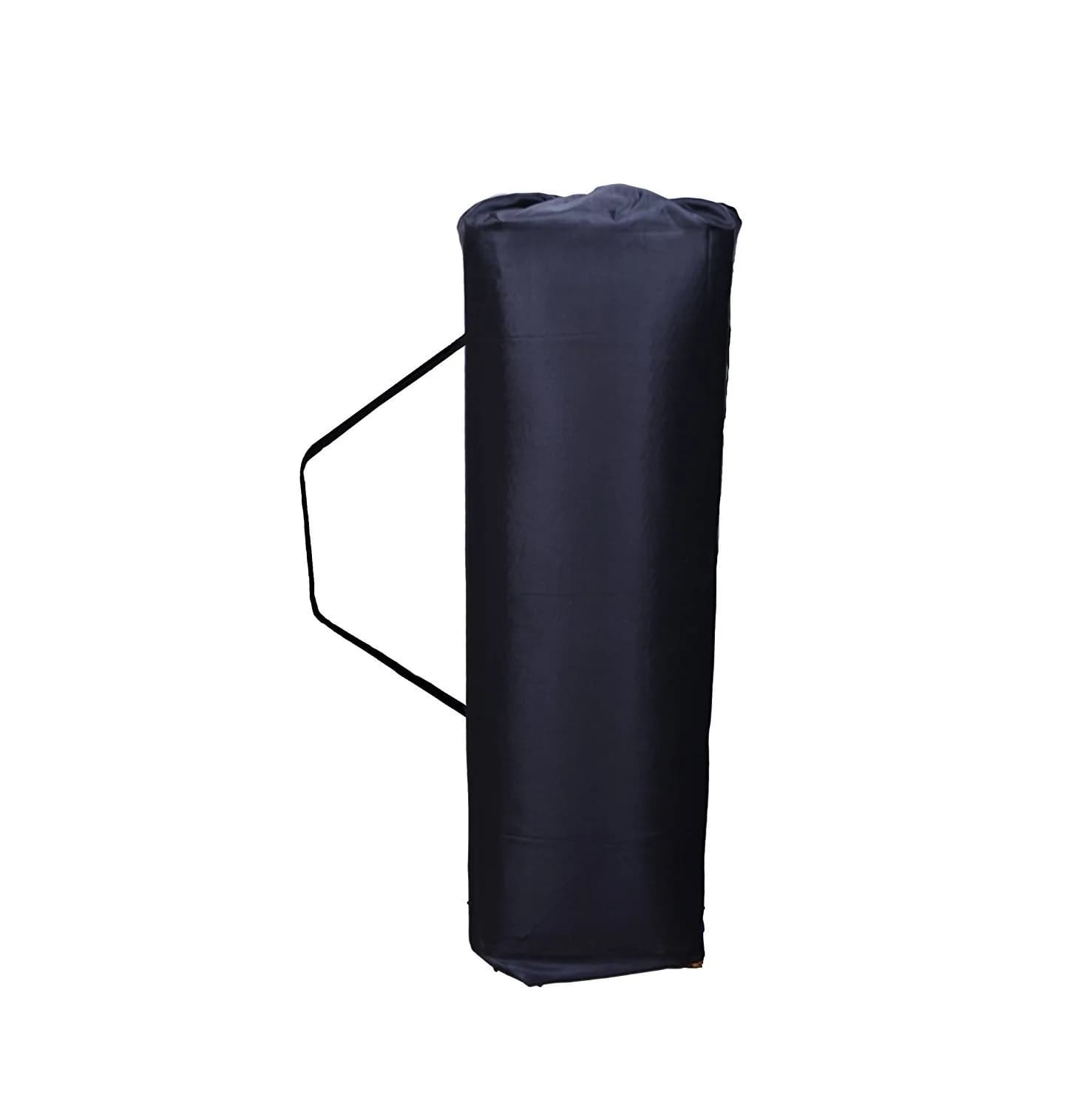 Professional EZ Travel Collection X-Large Black RV Patio Mat Storage Bag | Universal Fit for Outdoor Rugs — Black