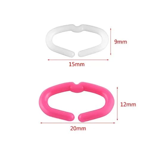 Walfront Chicken Beak Rings Medium 15mm x 9mm | Anti Pecking Reusable Plastic thumbnail 5