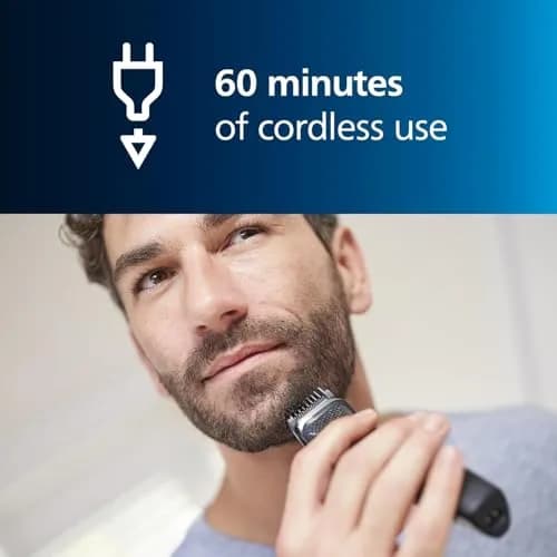 Philips Norelco Multigroom 3000 MG3740 All-in-One Trimmer with 13 Pieces | 60-Minute Runtime thumbnail 6