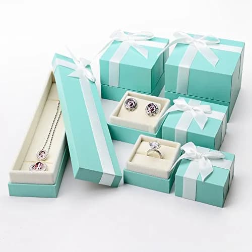 Oirlv Necklace Gift Box,Necklace Pendant Display Storage Case | Velvet Jewelry Organizer for Gift & Travel thumbnail 8