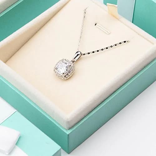 Oirlv Necklace Gift Box,Necklace Pendant Display Storage Case | Velvet Jewelry Organizer for Gift & Travel thumbnail 2