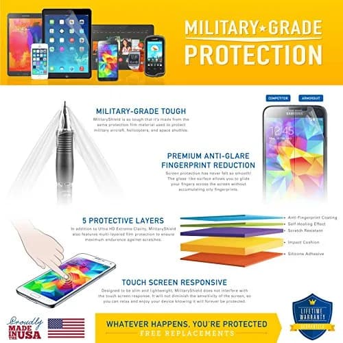 ArmorSuit 2 Pack for Apple iPhone X Screen Protector Case Friendly MilitaryShield HD Clear Film | Made in USA thumbnail 2