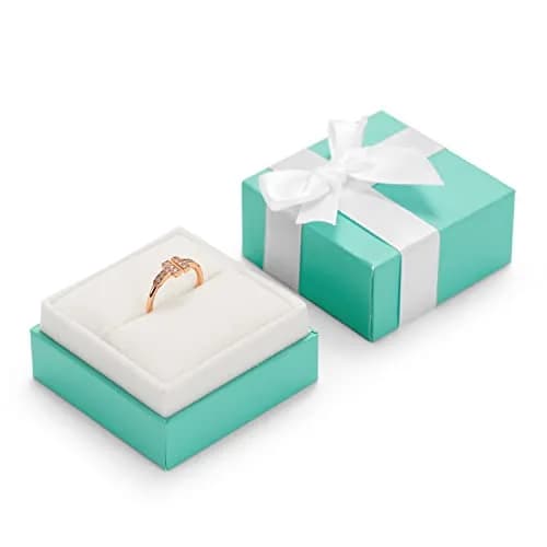 Oirlv Ring Gift Box, Proposal & Wedding Jewelry Organizer, Green | Leatherette & Velvet thumbnail 1