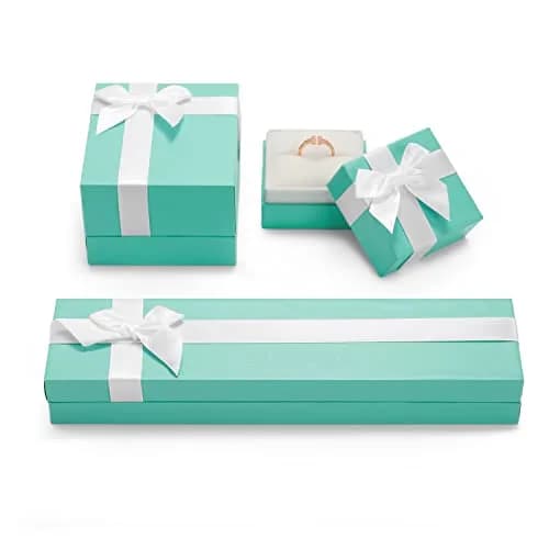 Oirlv Ring Gift Box, Proposal & Wedding Jewelry Organizer, Green | Leatherette & Velvet thumbnail 7