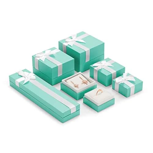 Oirlv Ring Gift Box, Proposal & Wedding Jewelry Organizer, Green | Leatherette & Velvet thumbnail 9