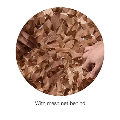 HYOUT Desert Camo Netting 2M x 3M (6.5x10ft) | Lightweight Polyester Camo Net for Hunting, Camping & Sunshade thumbnail 4