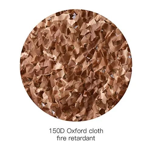 HYOUT Desert Camo Netting 2M x 3M (6.5x10ft) | Lightweight Polyester Camo Net for Hunting, Camping & Sunshade thumbnail 5