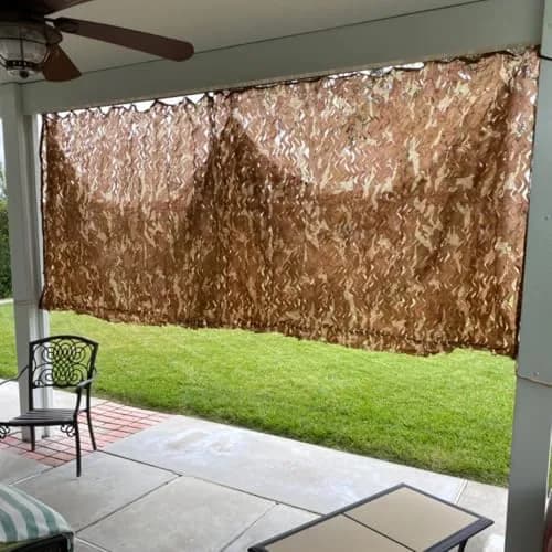 HYOUT Desert Camo Netting 2M x 3M (6.5x10ft) | Lightweight Polyester Camo Net for Hunting, Camping & Sunshade thumbnail 2