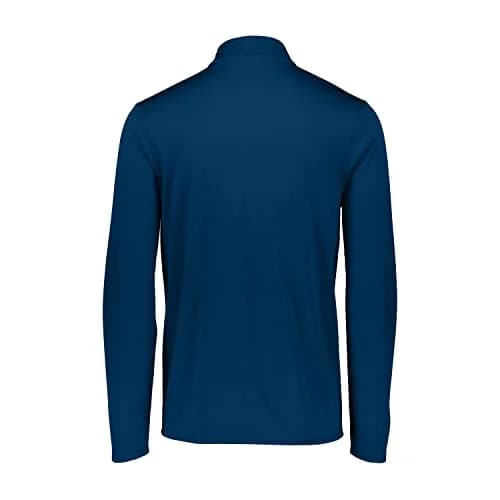 Augusta Sportswear Men's Attain Light Weight Wicking Knit 1/4 Zip Pullover Navy L | Moisture-Wicking Athletic Performance thumbnail 3