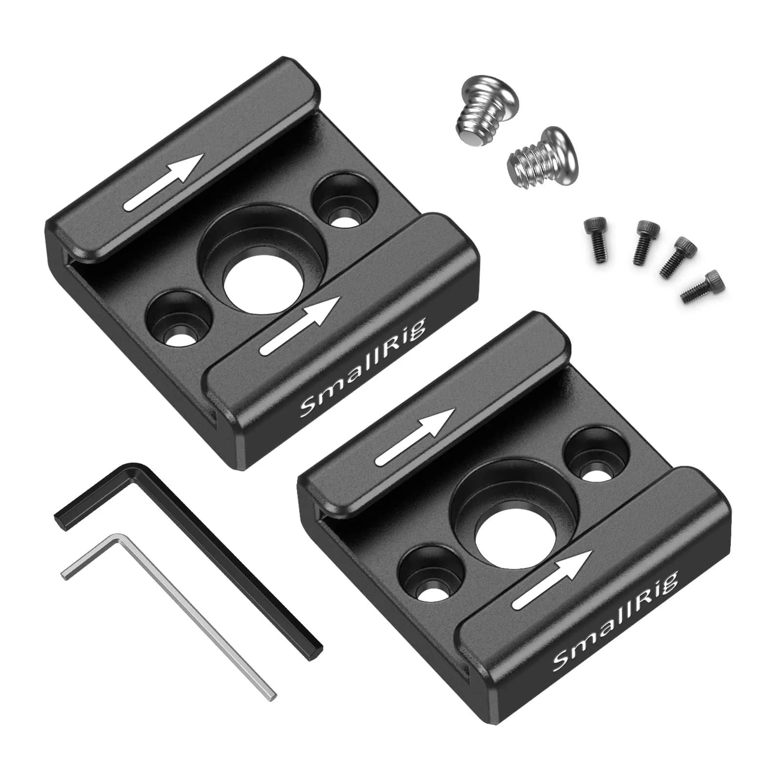 SmallRig Cold Shoe Mount with 1/4"-20 Thread (2 Pack) | Attaches Flash, Mic, LED to Camera Cages — 2pcs pack