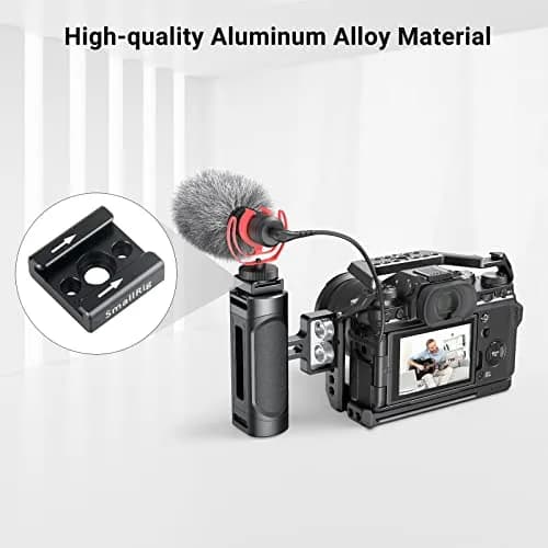 SmallRig Cold Shoe Mount with 1/4"-20 Thread (2 Pack) | Attaches Flash, Mic, LED to Camera Cages thumbnail 4