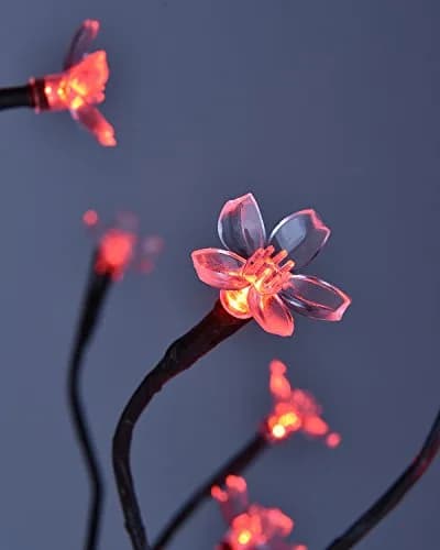 LIGHTSHARE 5 ft Cherry Blossom Tree RGB with Remote Control | 128 LED Lights thumbnail 7