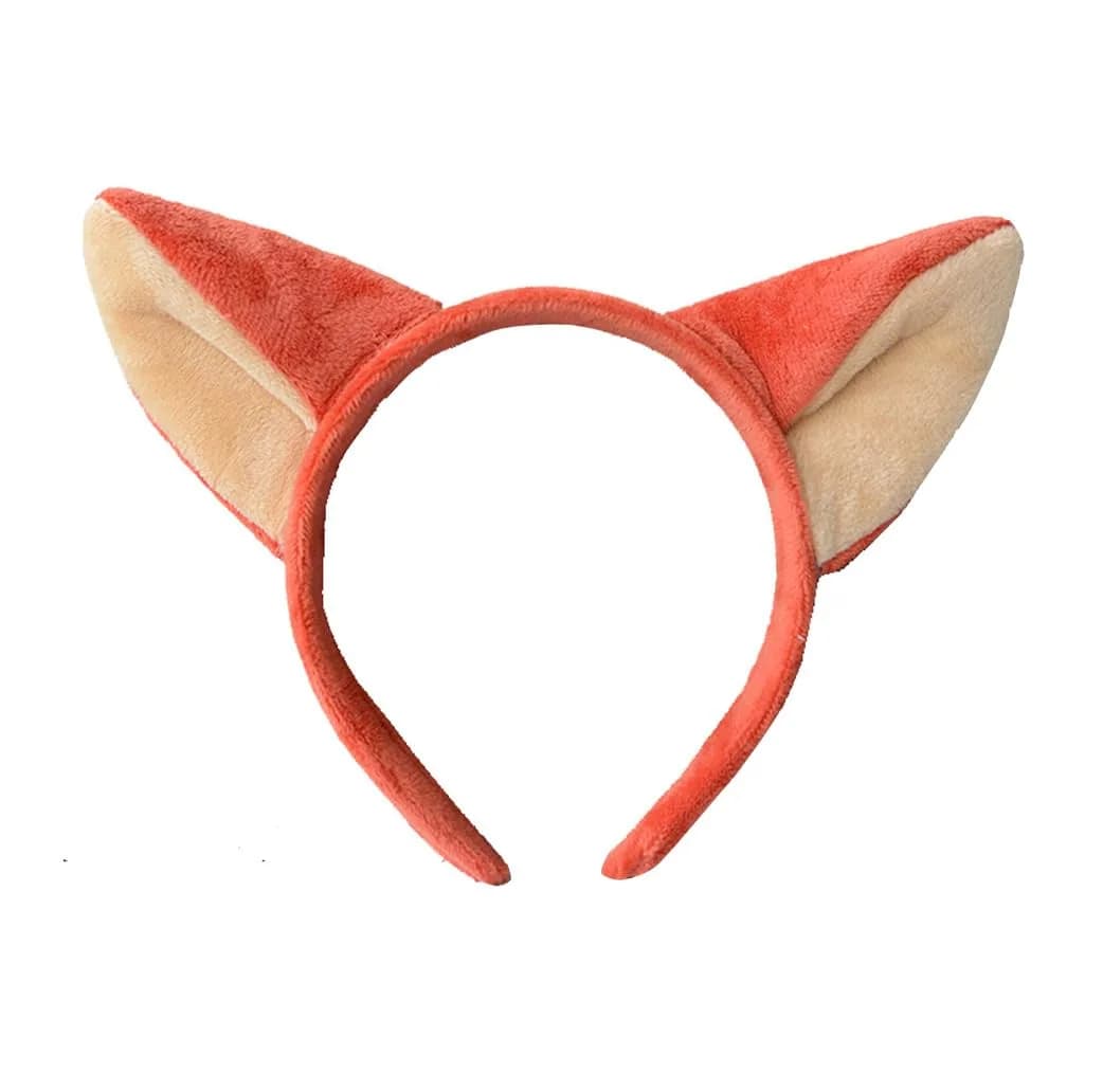 Elaine Room Red Fox Costume Headband | Cute Halloween & Party Accessory for Women & Adults