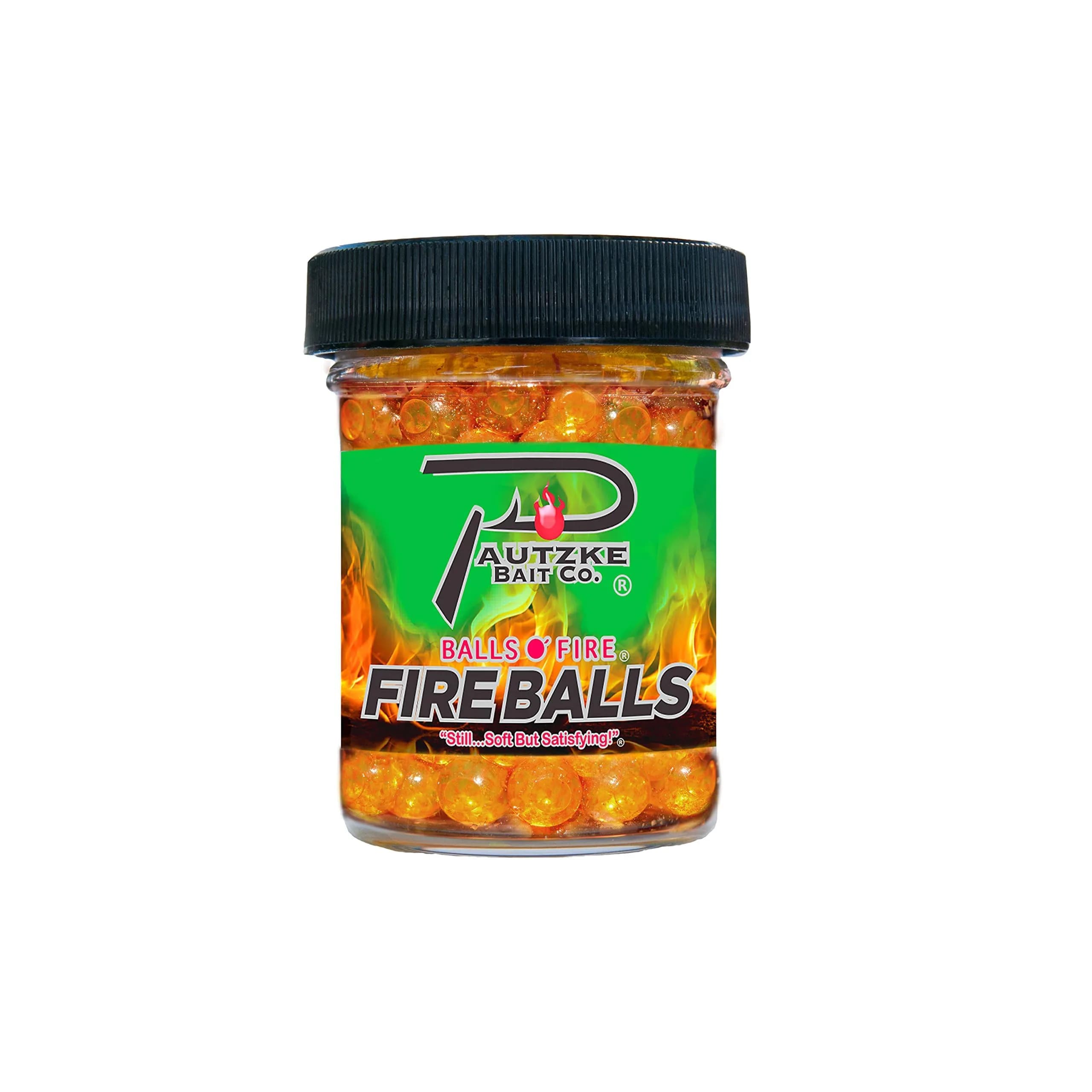 Pautzke Bait Fire Balls, Brown Trout, 1.65 oz | Fish Like Real Salmon Eggs — Brown Trout