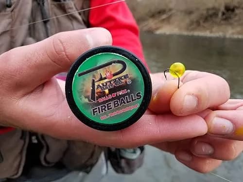 Pautzke Bait Fire Balls, Brown Trout, 1.65 oz | Fish Like Real Salmon Eggs thumbnail 3
