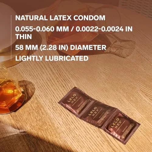 LELO HEX Respect XL Extra Large Condoms 58mm (36 Count) | Increased Strength, Thin Latex thumbnail 4