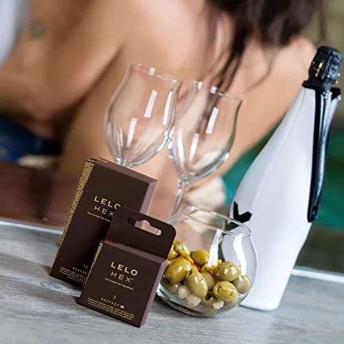 LELO HEX Respect XL Condoms 58mm (2.28 inches) | Thin, Strong, Lubricated, 3-Pack thumbnail 5